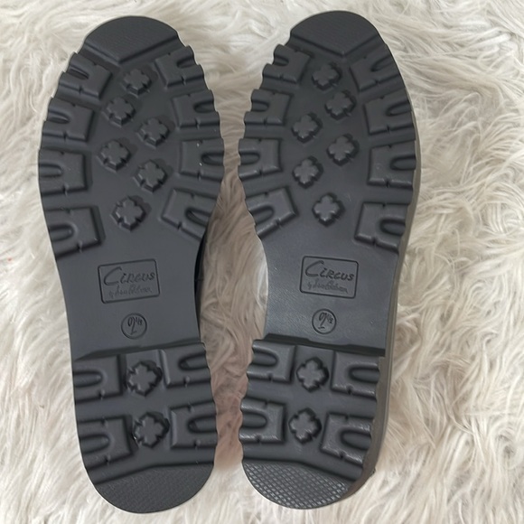 Circus NY by Sam Edelman Deana Platform Lug Sole Loafer Black & Gold Sz 9.5 NEW - Picture 11 of 16